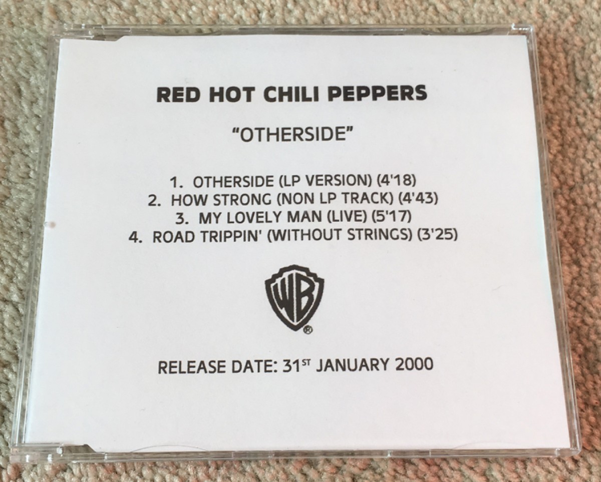 Singles Red Hot Chili Peppers Otherside - Rhcpfrance.com