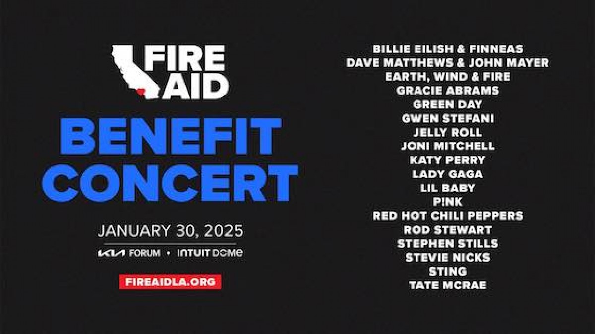 les RHCP au Fire Aid Benefit Concert le 30/01/2025