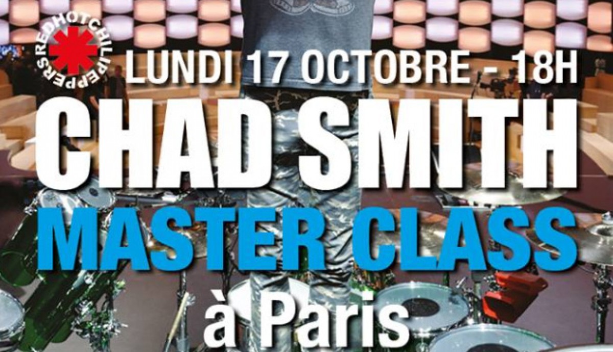 Chad Smith Master Class à Paris
